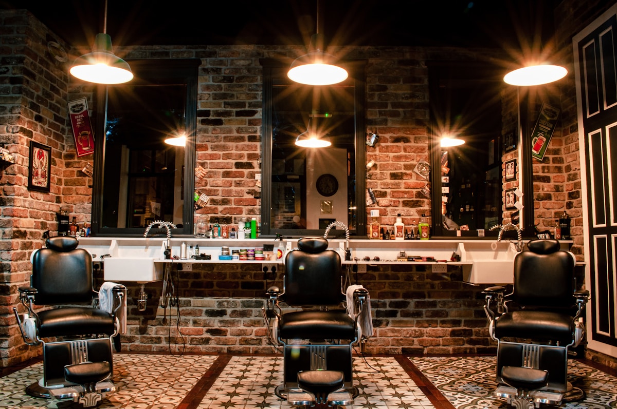 Barber shop interior